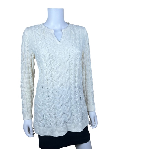 J. Jill Chenille Cable Knit Sweater - Picture 3 of 5